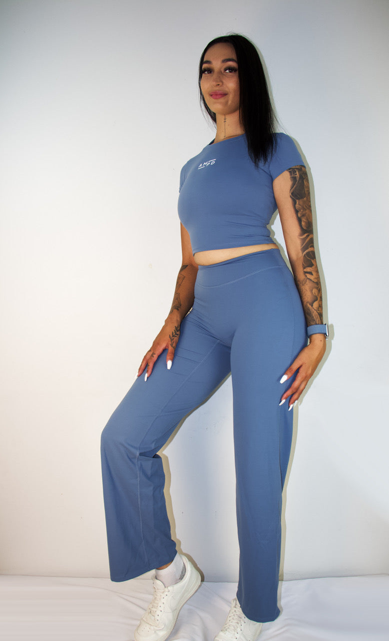 Everyday Flares- Slate Blue