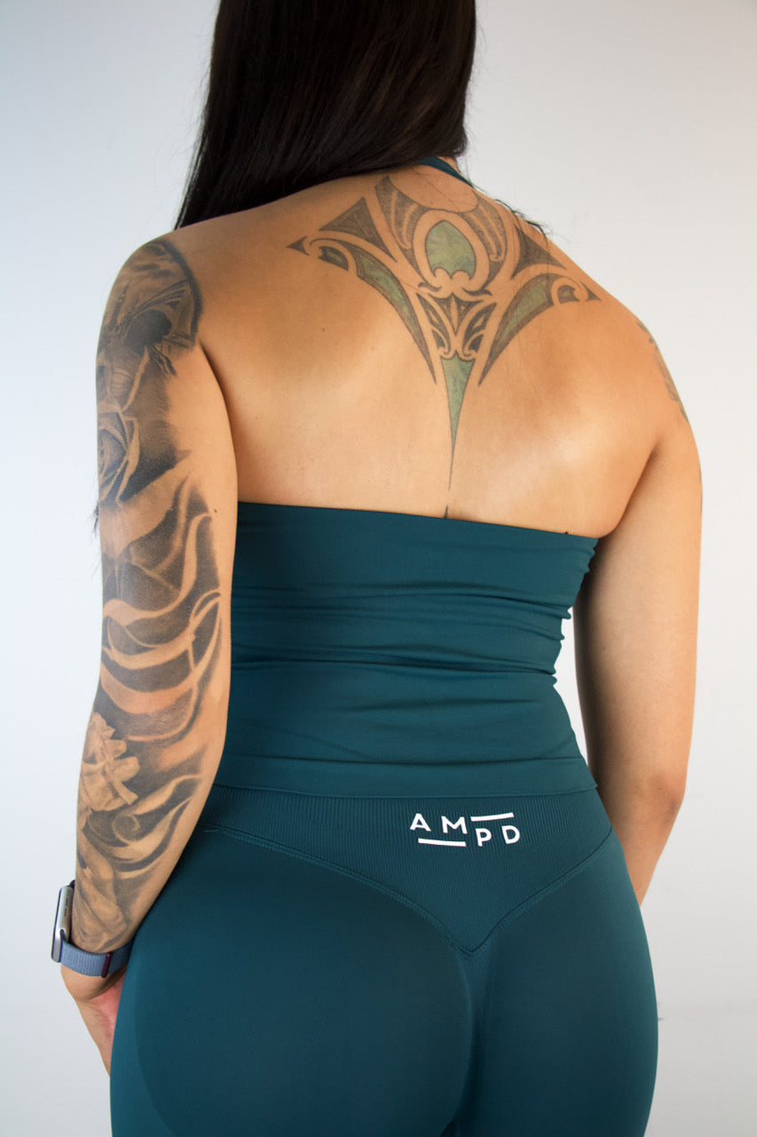 Impact Halter Top- Pine