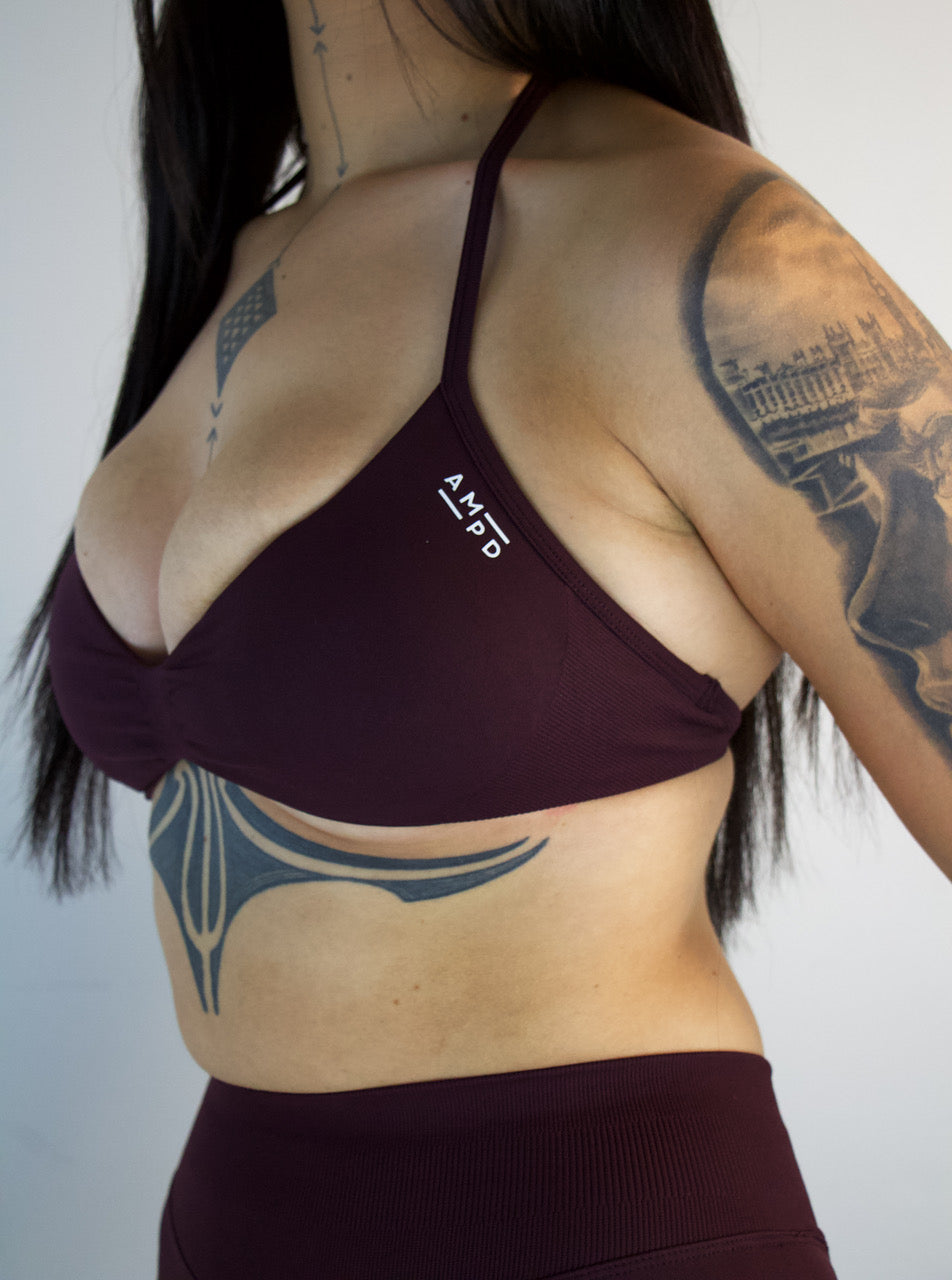Core Sports Bra- Dark Coffee