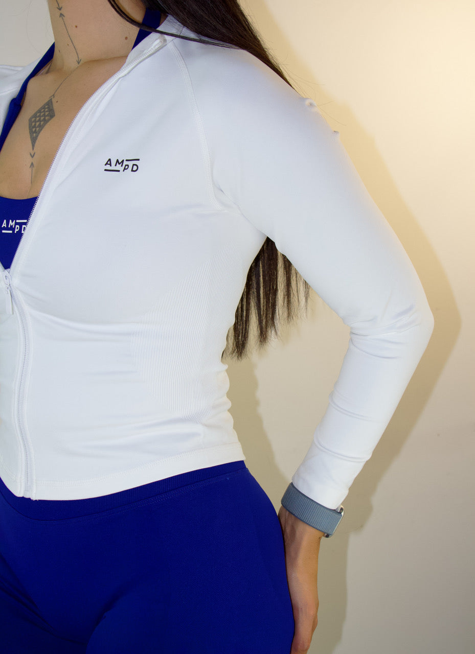 Snatched Jacket- White
