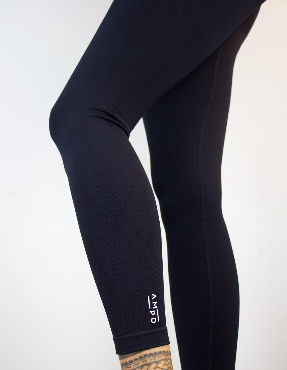 Dynamic Contour Leggings (High Waisted) - Black