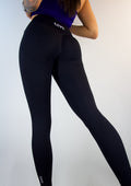 Dynamic Contour Leggings (High Waisted) - Black