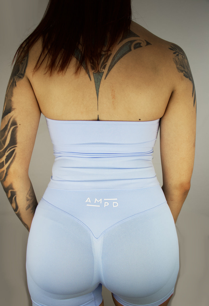 Impact Halter Top- Ice Blue