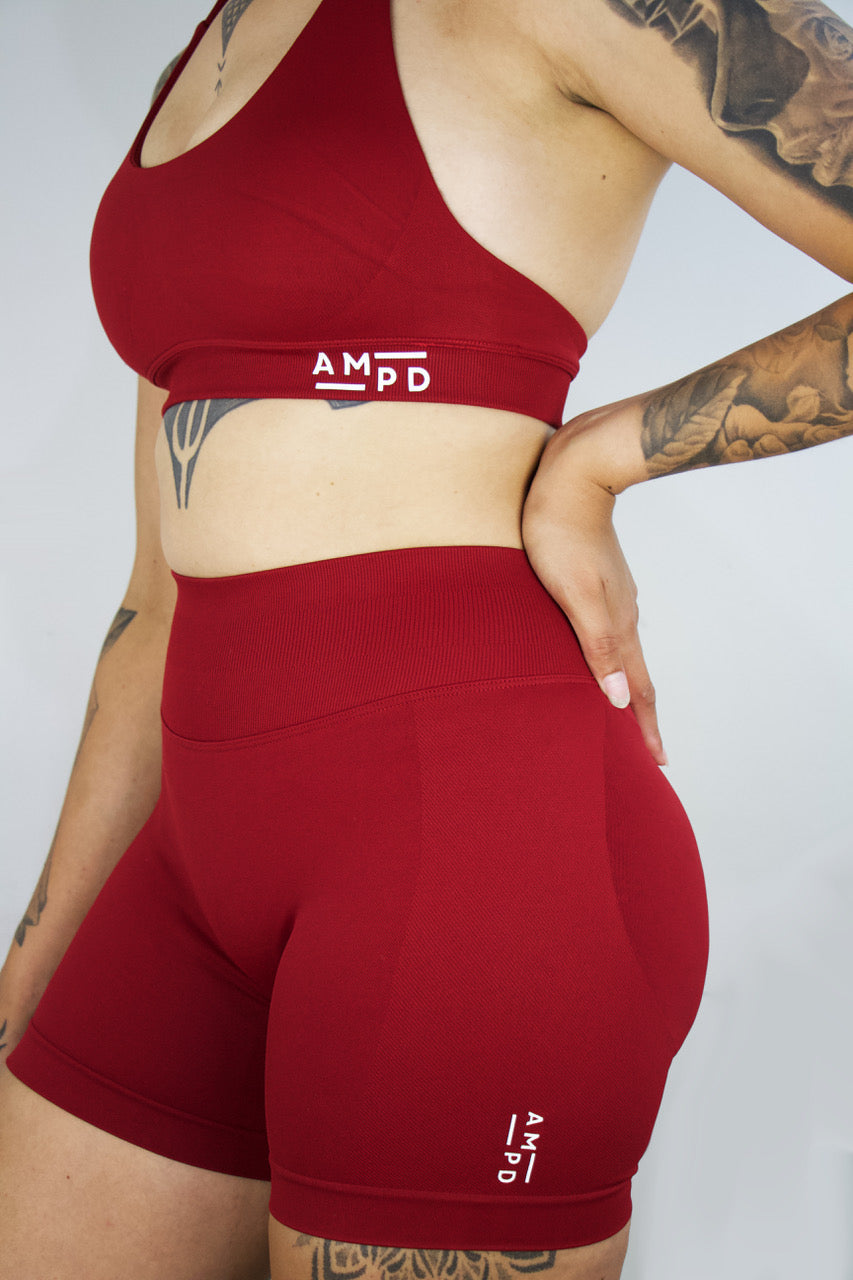 Dynamic Shorts- Wine Red