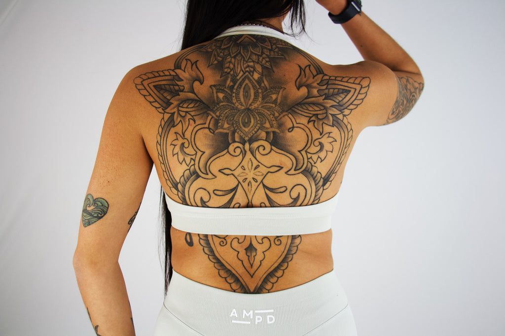 Impact Sports Bra- Feather Beige