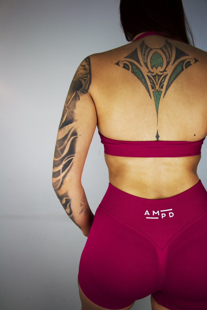 Impact Sports Bra- Berry Red
