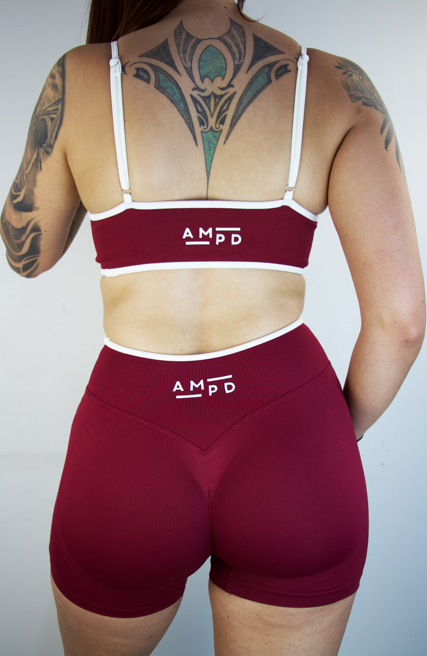 Revive Sports Bra- Maroon