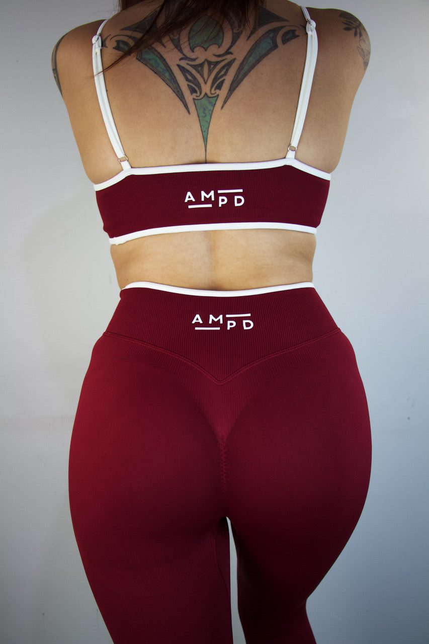 Revive Leggings- Maroon