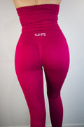 Dynamic Leggings- Berry Red