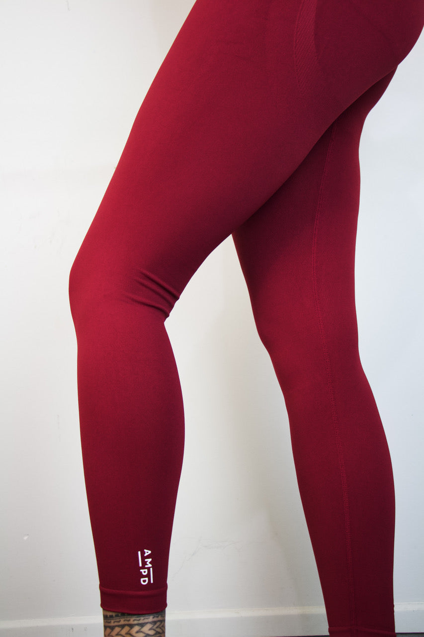 Revive Leggings- Maroon