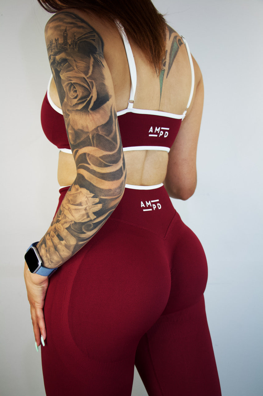 Revive Leggings- Maroon